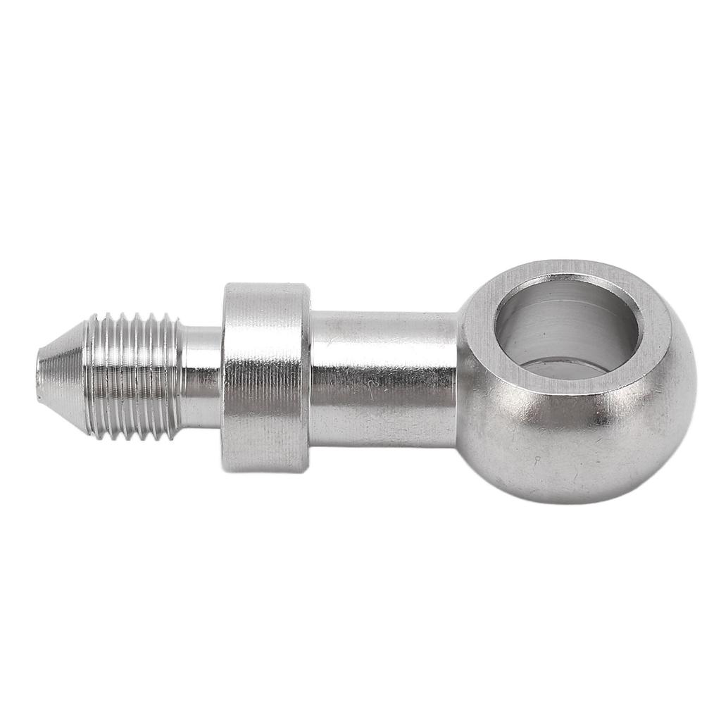3/8in Brake Banjo Fitting 10mm Inner Diameter Stainless Steel Hose Line Adapter Leakage Prevention for M10 Banjo Bolt