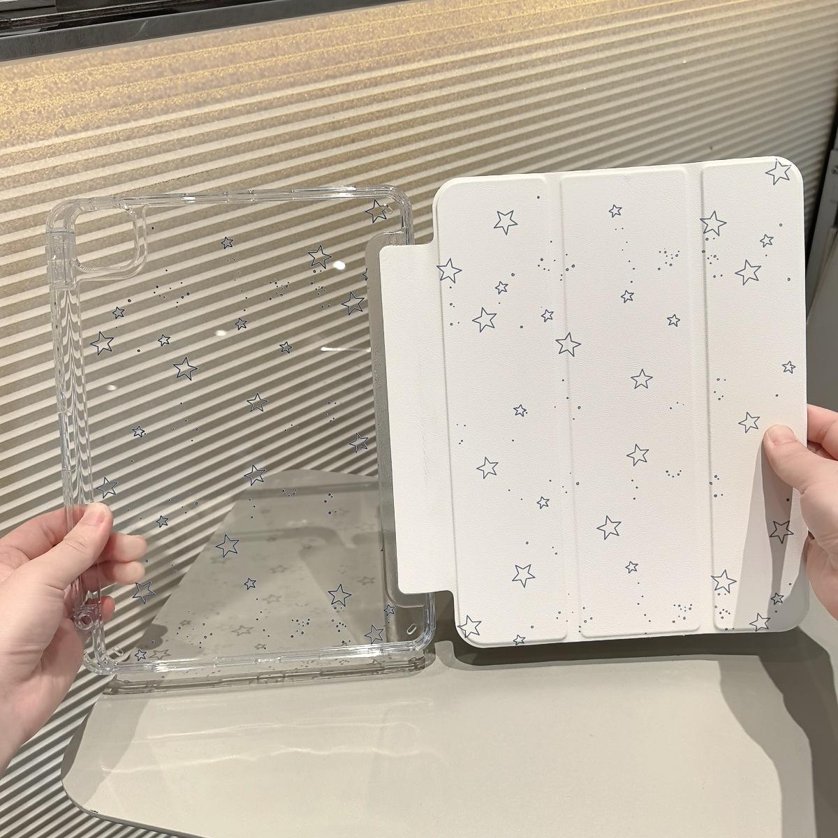 

Новый чехол для планшета для iPad 10-го 11-го A16 Air Pro 11 12.9 13 M2 M4 M3 Чехол 9.7 10.2 5-го 6-го 7/8/9 для iPad IPad Pro8 Pro6 M5 обложка iPad mini 6 7 звезда