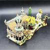 New 6167pcs Circular Movie Series Street Scene Model Compatible With Home Decor Style For Adult's Christmas Birthday Gifts