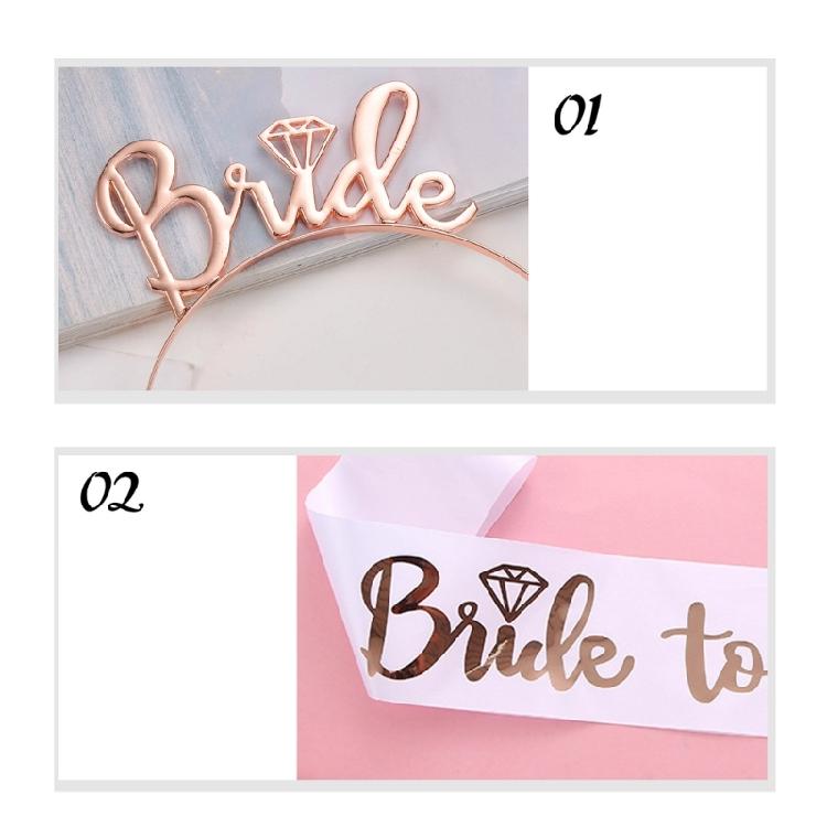 Superior Bride Celebrating Hair Accessories Set For Wedding Bachelorette And Bridal Shower Celebrations