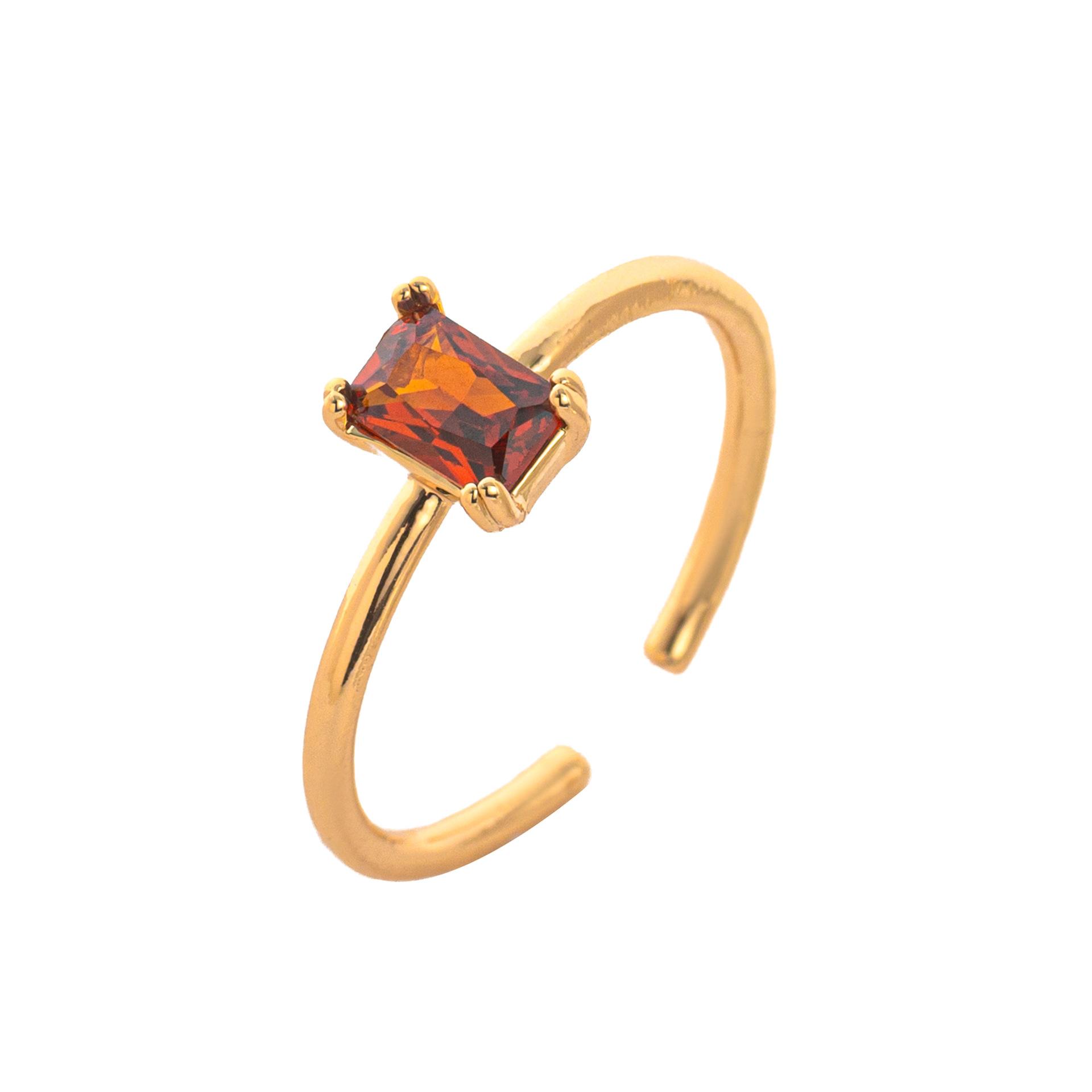 

Vintage Color Zircon December Birthstone Ring Plain Ring Ring December Birthstone Color Retention Color Retention