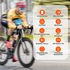 COOSPO BC200 Draadloze Fietscomputer GPS Fietssnelheidsmeter Fietskilometer teller 2,6 inch Bluetooth5.0 ANT+ APP Synchronisatie Helling Hoogte