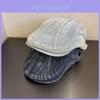Berretto in Denim da Donna con Materiale in Cotone Traspirante per la Moda Autunno Inverno