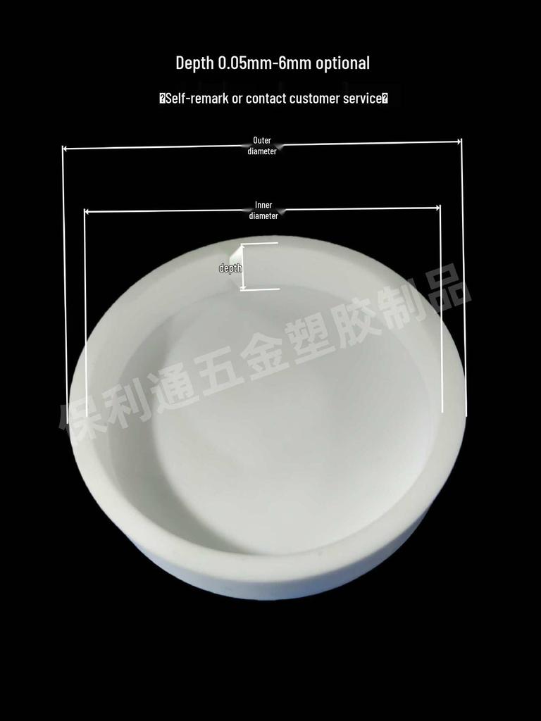 Custom High-Temperature Resistant PTFE Teflon Grooved Mold Parts for Laboratory Use