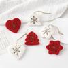 Felt Snowflake Christmas Tree Ornament - Mini New Year Decoration Gift
