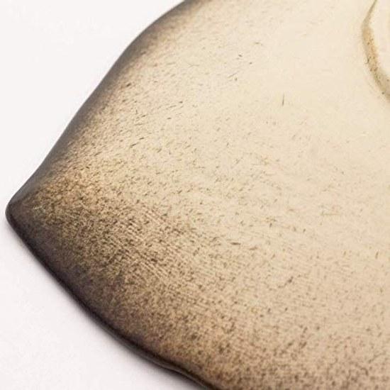 Mino Ware Leaf-shaped Large Plate Approximately 2523cm Shin-ka Glaze Made Japan 508-17