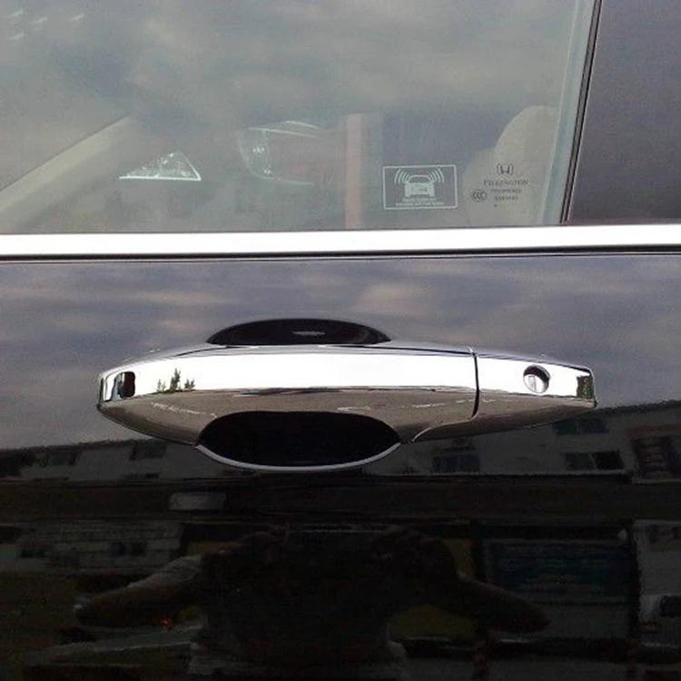 For Honda CRV CR-V 2007 2008 2009 2010 2011 ABS Chrome Carbon Fiber Black Door Handle Cover Trim Sticker Car Styling Accessories