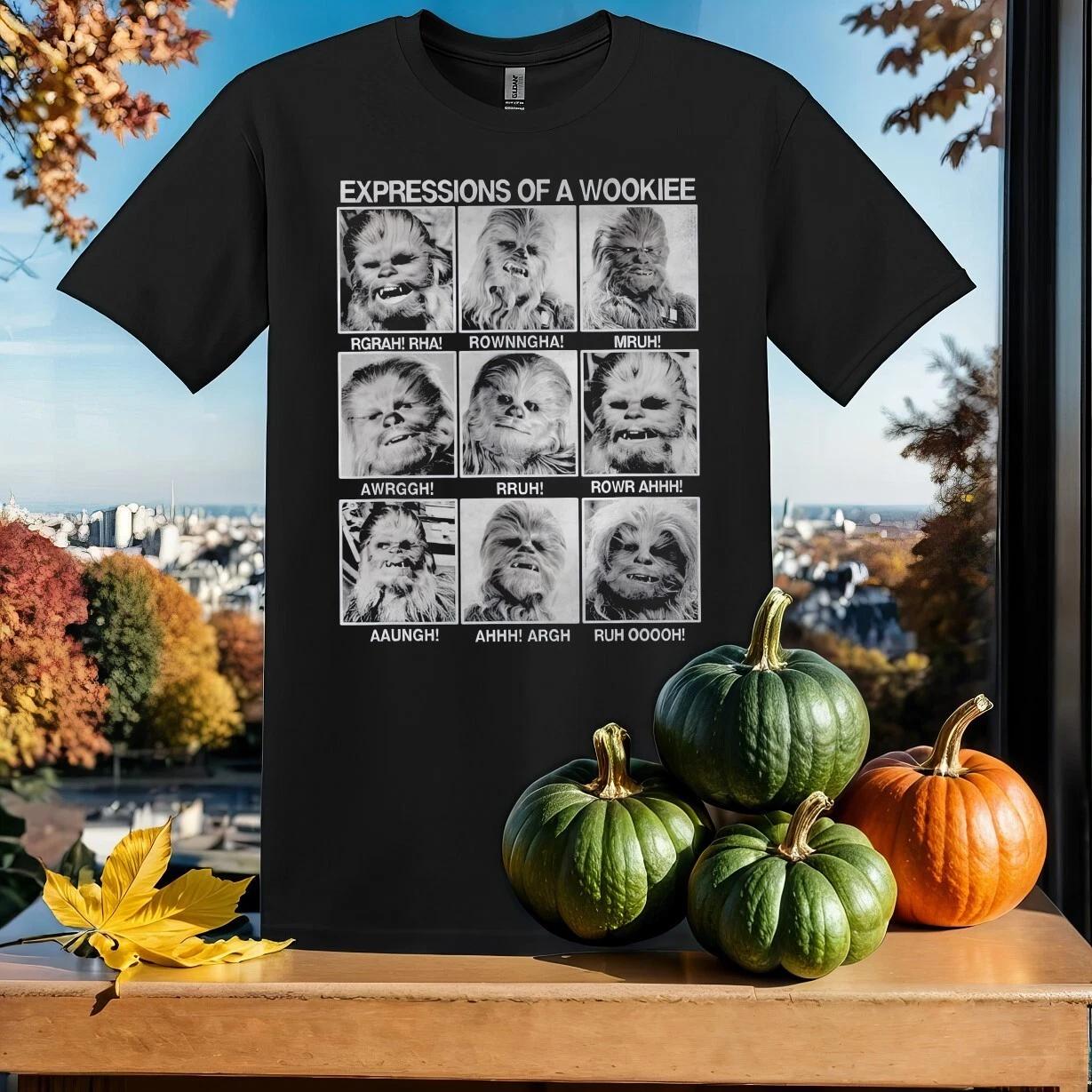 Star Wars Chewbacca Expressions T-shirt T shirt Men Women Unisex Tshirt SY734 M