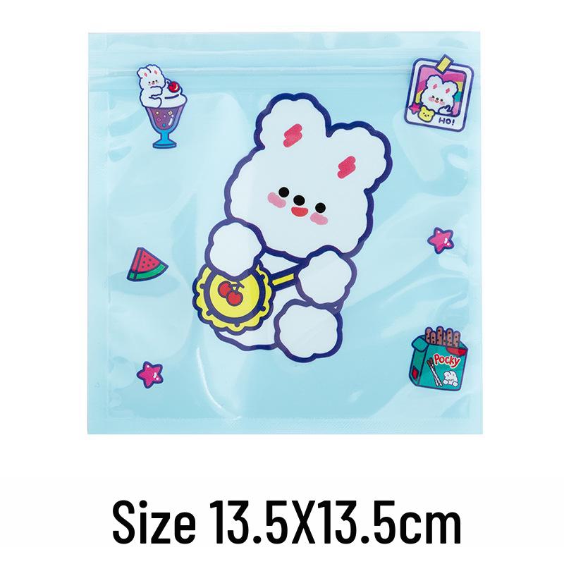 

Корейский милый медведь мешок для закусок и конфет с застежкой-молнией для мелких предметов 13.5*13.5