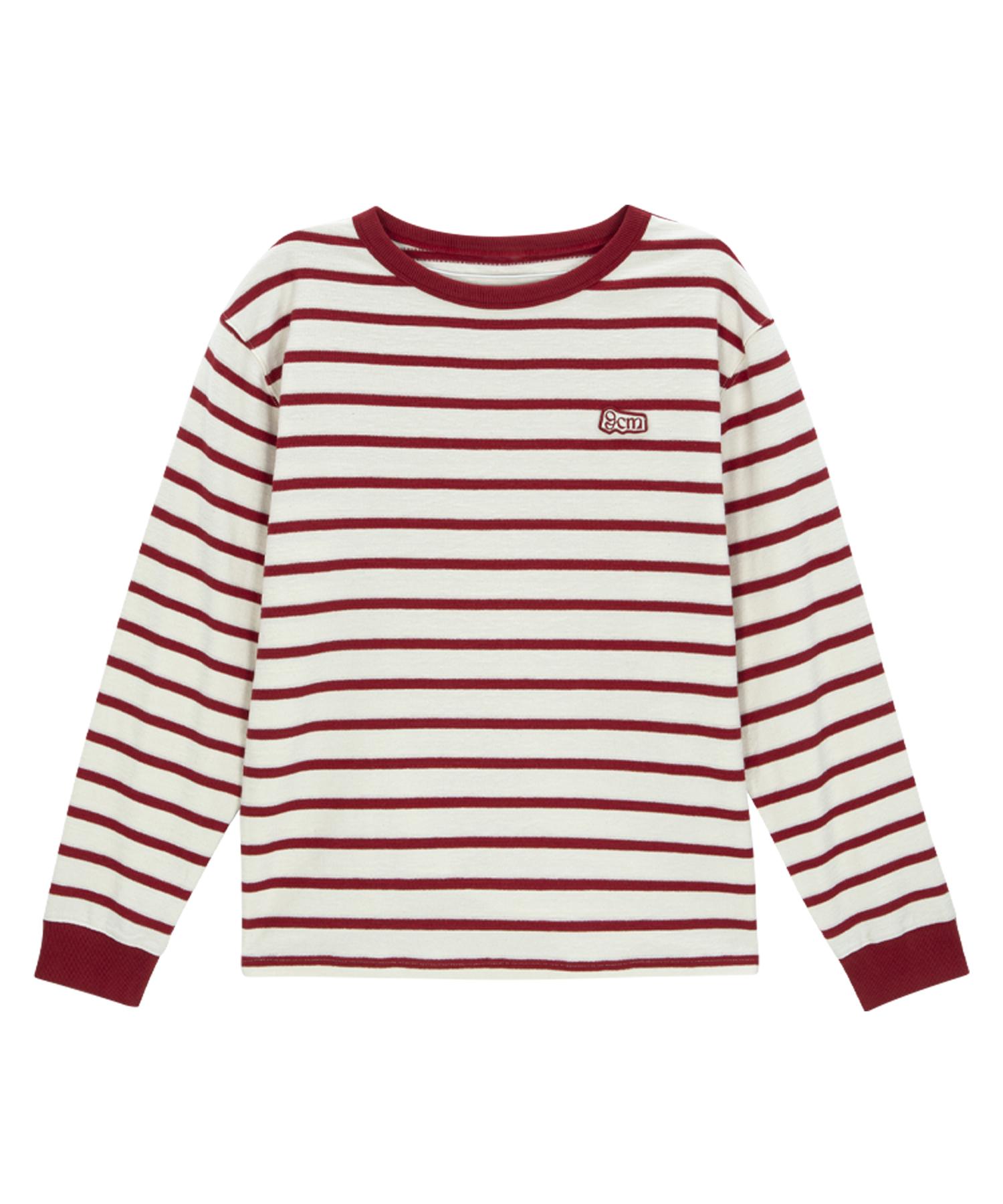 Divine Distance Striped Wappen Long Sleeve [Red] L