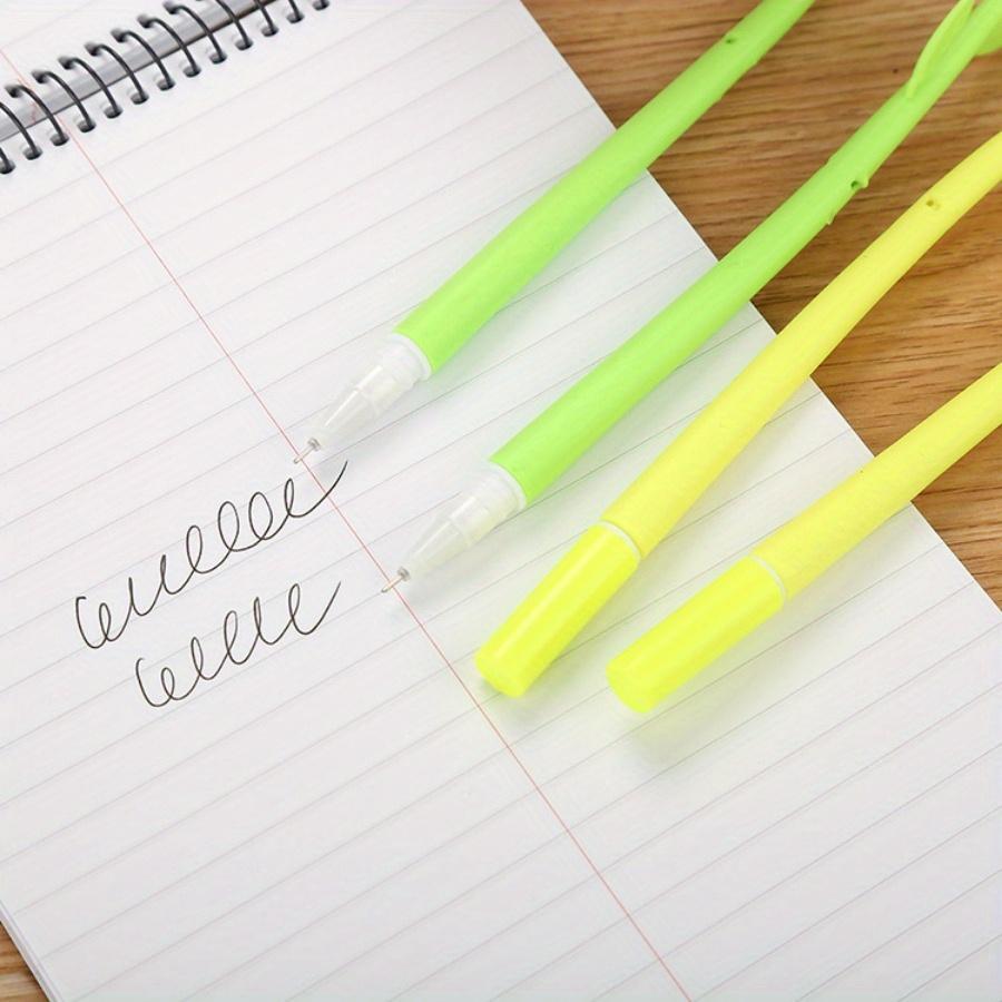 10 ks 0,5mm kreativní simulační kaméliová gelová tužka roztomilá kreslená učební psací potřeby květinová tužka personalizované kancelářské potřeby vodou ředitelná podpisová tužka