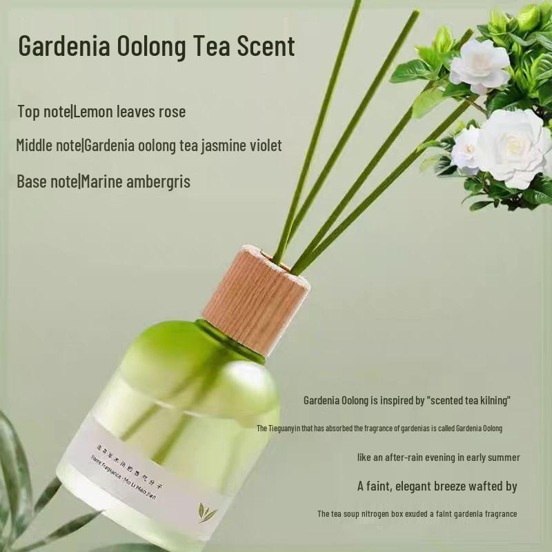 Jasmine Scented Flameless Aroma Diffuser for Home - Long-lasting Air Freshener for Bathroom, Bedroom & Living Room 120ml