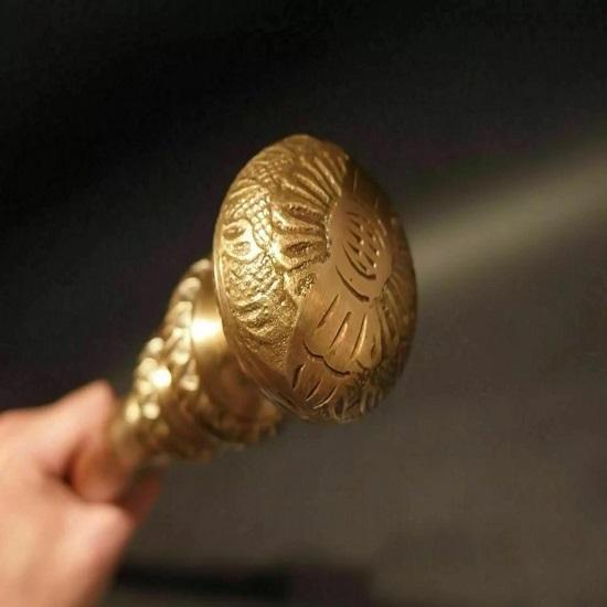 

Стиль Латунь Дерево Викторианская Трость для Ходьбы Спиральная Резьба 93.98 см