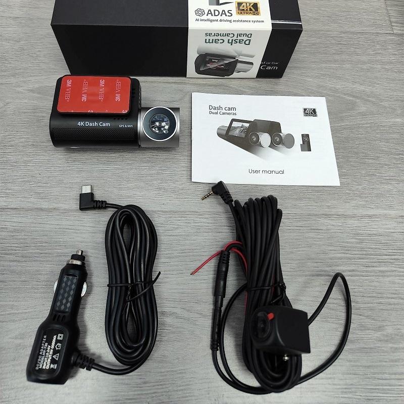 1/2/3 Channel WIFI GPS Car Dash Cam, with Dual 1080P Front AHD Rear Camera, Taxi Driving Video Recorder