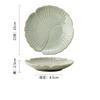 Retro Solid Color Ceramic Plates Creative Irregular Dessert Snacks Plate Delicious Dishes Dining Plate Exquisite Home Tableware