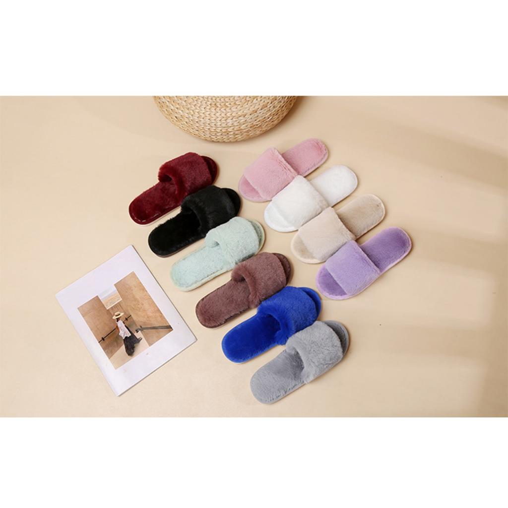 Mao Mao Slippers, Women's Shoes, Outerwear Shoes, Cotton Slippers, Thermal Shoes, Casual Slippers, Breathable, Cotton Shoes