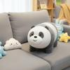 We Bare Bears Plüschtiere: Ultraweiche Riesenbär Kuschelkissen | Niedliche Eisbär/Braunbär/Pandabär Kuschelpuppen | 28-48cm Flauschiges Sofa