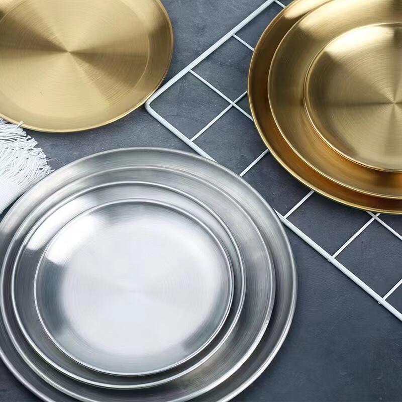 Kangmo Korean Style Thickened Stainless Steel Waste Plate