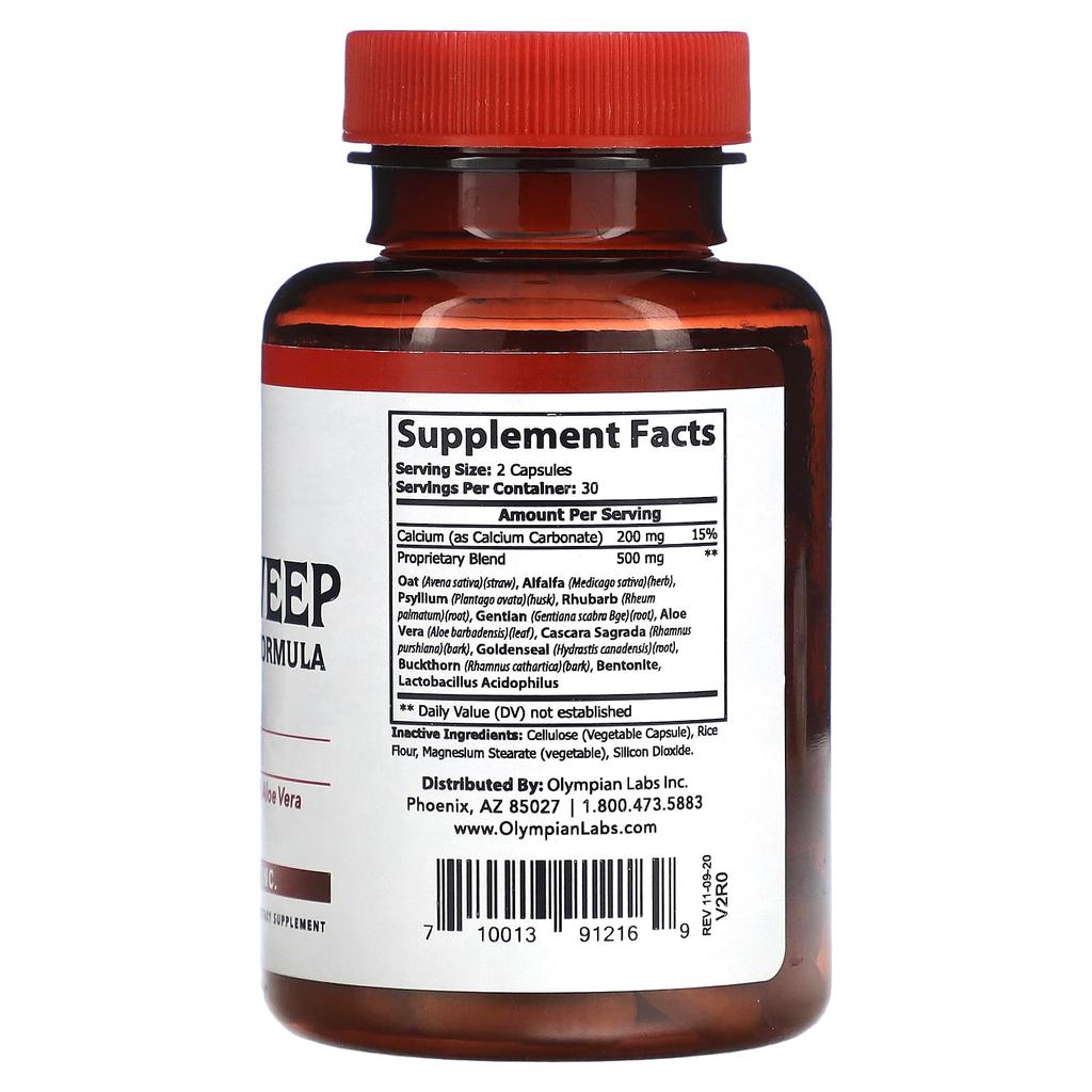 Colon Sweep, Total Cleansing Formula, 60 Veggie Capsules