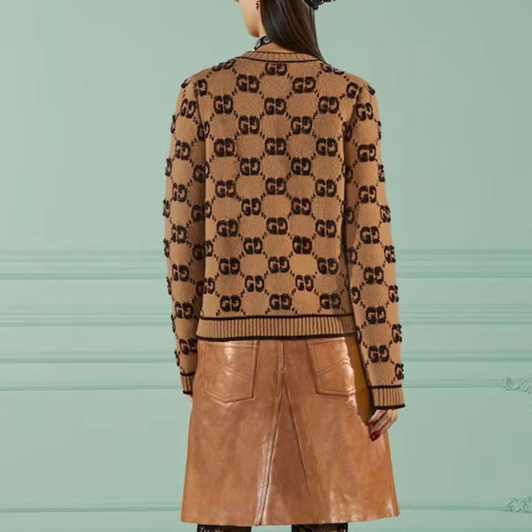 Gucci FW22 Knitwear Women's Brown 713300-XKCNA-2668
