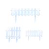 Plastic Garden Retaining Fence Garden Edging Border Panels with Stakes No Dig Landscape Edging Border for Yard Path Lawn