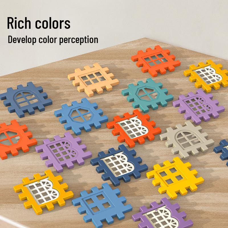 Large Particle Interlocking Building Blocks for Children - Pretend Play Construction Toy for Boys