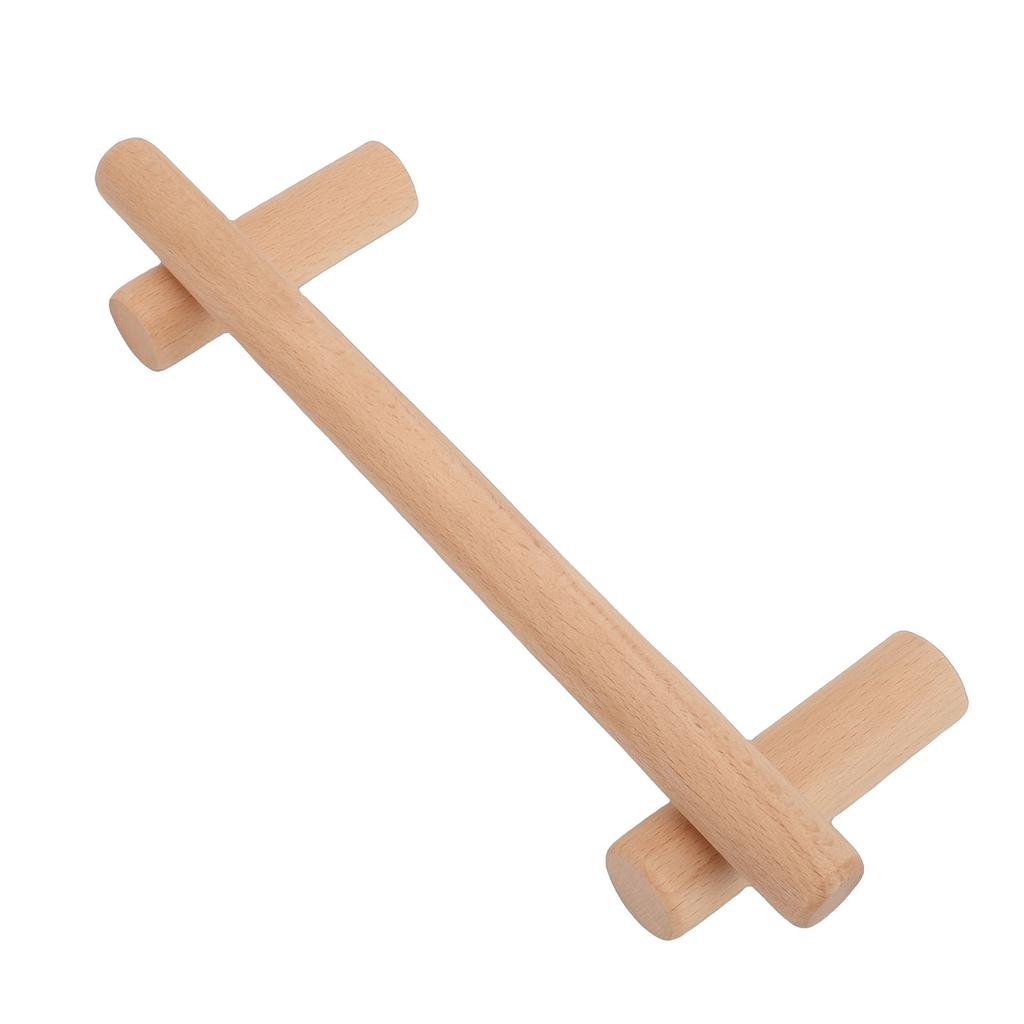 30cm Beech Wood Towel Rack Wall Mounted Japanese   Bathroom Towel Storage Bar Holder