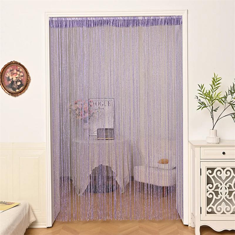 Bez dziurkowania Rzep Nici Zasłony Ekran Wstążka Sznurek Przegroda Roleta do Salonu Drzwi Ściana Panel Okienny Zasłona z Chwostami Rzep Zasłona Drzwiowa