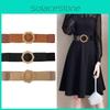Chic Vintage Decorative Waist Belt For Dresses In Fashionable Brown Black Color Options