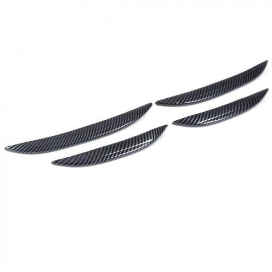 ABS Kohlefaser Front Nebelscheinwerfer Lampenstreifen Verkleidung für Benz GLC X254 -2024