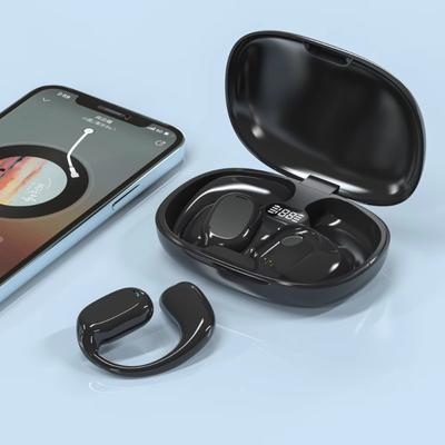 Open Earphones, Air Conduction Earphones, Wireless Bluetooth 5.3 Earphones, LED Display Screen, Charging Case, Running and Fitness Exercise Design
