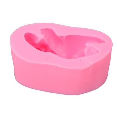Pig Silicone Mold 3D Shaped Fondant Chocolate Candy Cake Decoration Baking Pastry Tool for Resin Polymer Clay