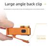 Small Clip On Flashlight Featuring 7 Lighting Modes 500 Units Brightness And Magnetic Base For Car Motorcycle Outdoor Use