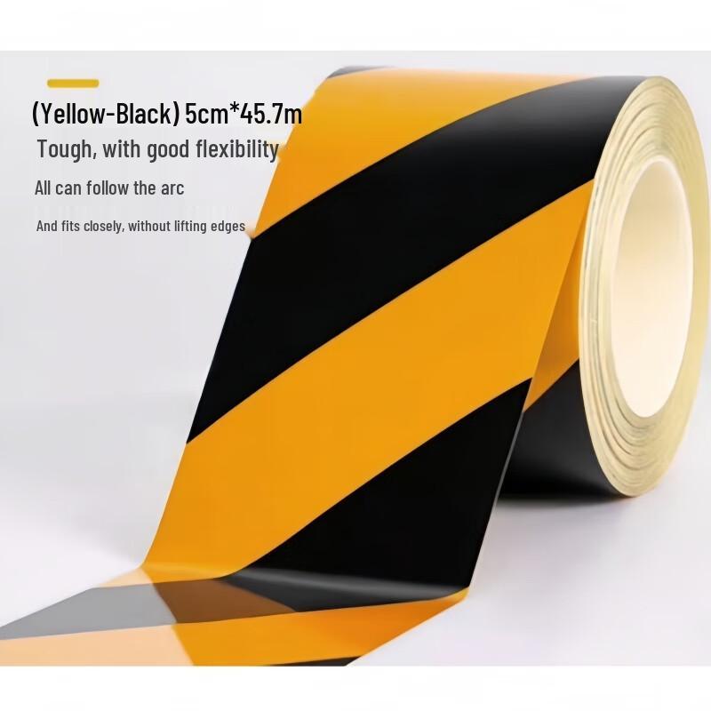 Black & Yellow Reflective Warning Tape
