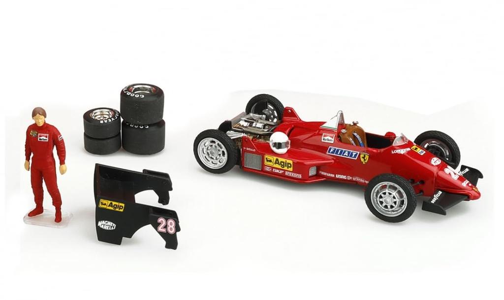 BRUMM Ferrari F1 Race Transporter 126 C4 Set 1984 Monaco GP BRUMM RACE TRASPORTER SET Mini Car 1/43 /