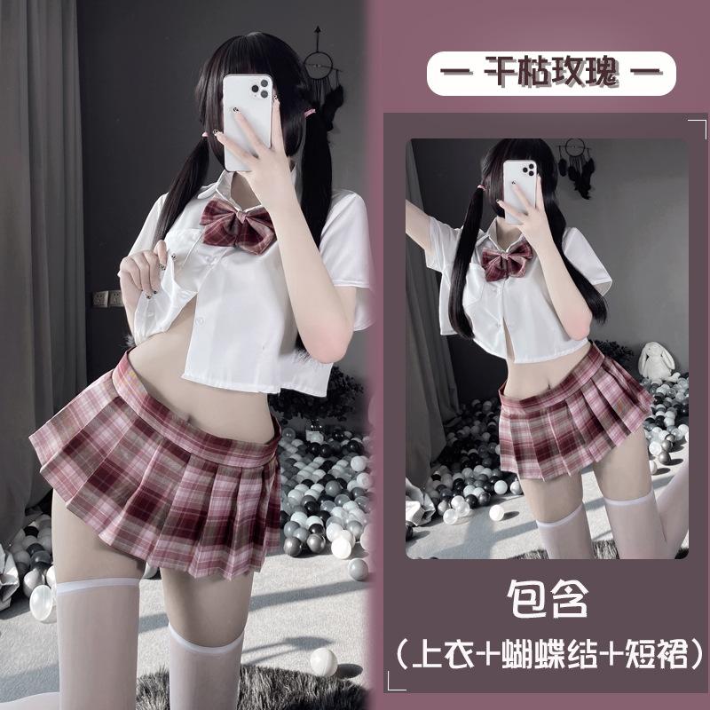 JK Short Skirt, Pure Desire College Style, Pure Butterfly Short Student Clothing, One Campus Uniform.