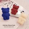 Macaron Series Bear Adhesive Phone Stand – Retractable Air Cushion Ring Handle