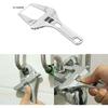 1pcs Adjustable Bathroom Wrench - Aluminum Alloy Multifunctional Universal Spanner for Pipe Nut and Screw Removal New