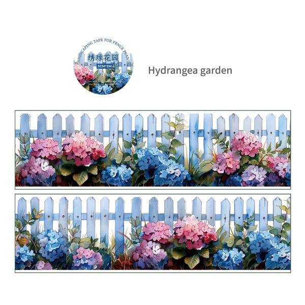 Ny 1 rull vintage plante blomstergjerde dekorasjon PET tape, 6 stiler, DIY, Scrapbooking rekvisita, journaling rekvisita