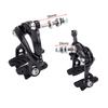 ZTTO Bike Brake Caliper Brake Lever Set Line PullingAluminum Alloy C Brake Shoes Caliper For Folding Bike Cycling Bicycle