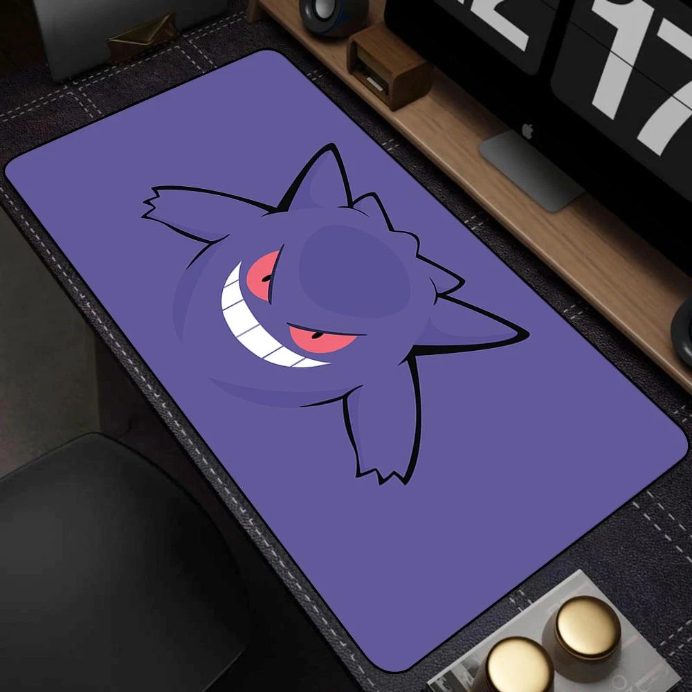 Mouse Pad Laptop Japan Anime Purple Ghost Mousepad PC G-gengar Grande Keyboard Rug Large P-pokemonS Gaming Accessories Desk Mat