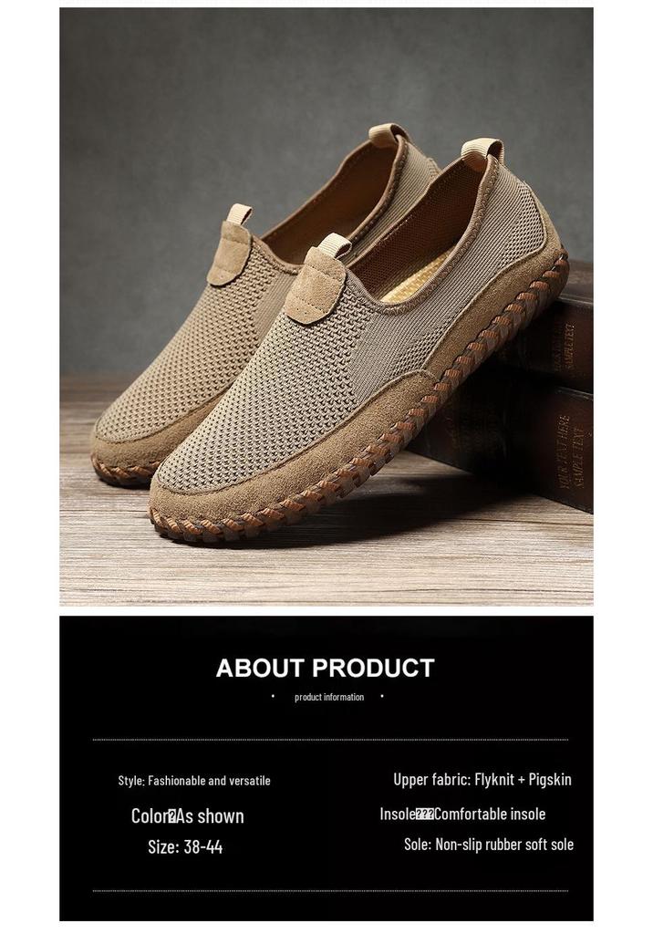 Men's Breathable Mesh Slip-on Summer Shoes