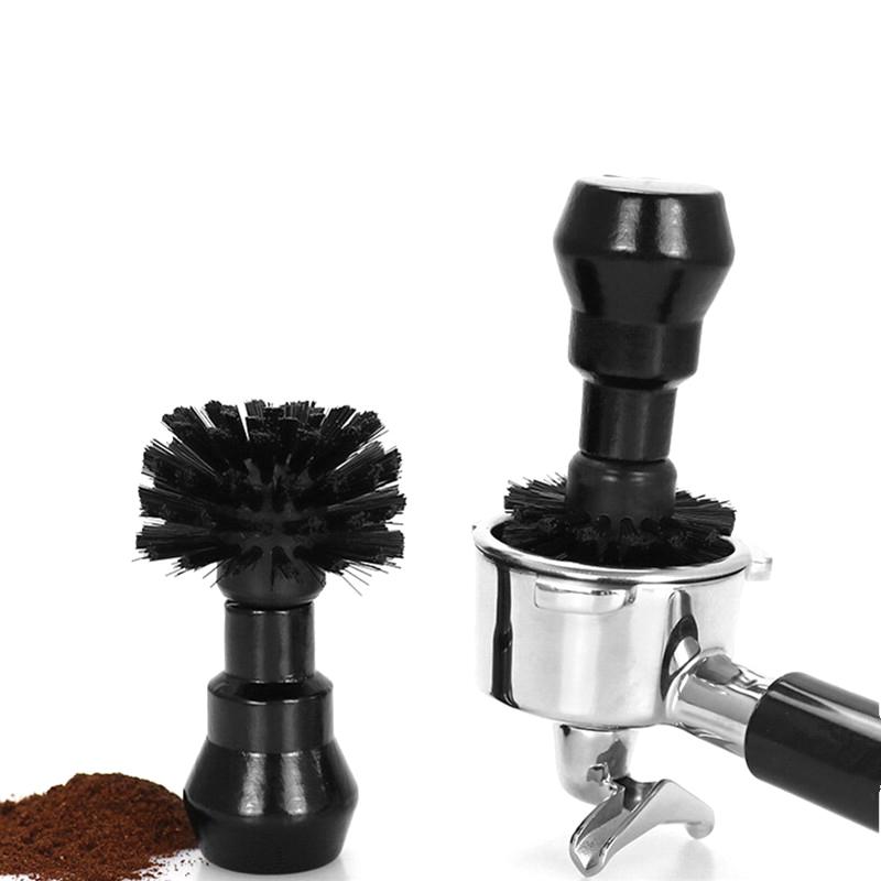 51mm 54mm 58mm Coffee Brush Portafilter Basket Cleaning Wooden Barista Clean Brushes Dusting Tool Espresso Machine Accessories