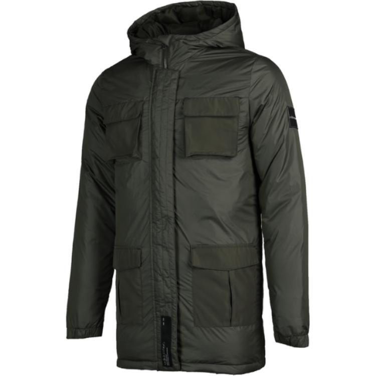 Adidas Neo PK MIL DW Hooded Fashion Warm Down Jacket Men Jackets Green DU2391