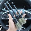Car Interior Cleaning Brush Set Auto Air Outlet Conditioning Vents Mixed Bristle Brush Wheel Hub Brush Engine Gap Detail Brushes