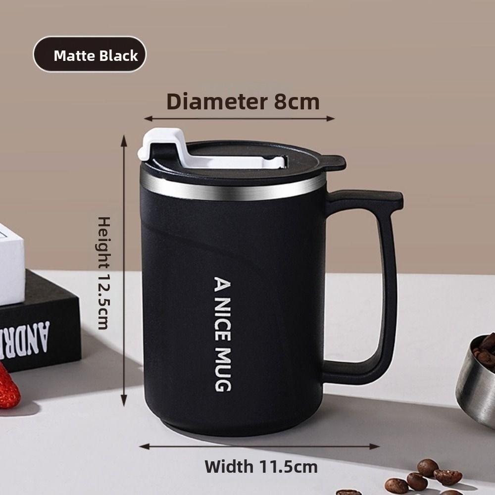 Stainless Steel Vacuum Water Bottle 500ml Milk Coffee Mug Drinkware Insulated Coffee Cup  Tea