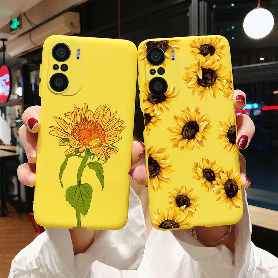 For Xiaomi POCO F3 Case Soft Back Cover Fashion Rainbow Love Heart Silicone Phone Protector Case For Xiaomi mi POCO F3 F 3 Funda