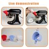 Yousheng Flour Funnel for KitchenAid Mixer Silicone Funnel Attachment for KitchenAid Artisan KSM150 5-Quart Stand Mixer Collapsible Mess-Free Baking