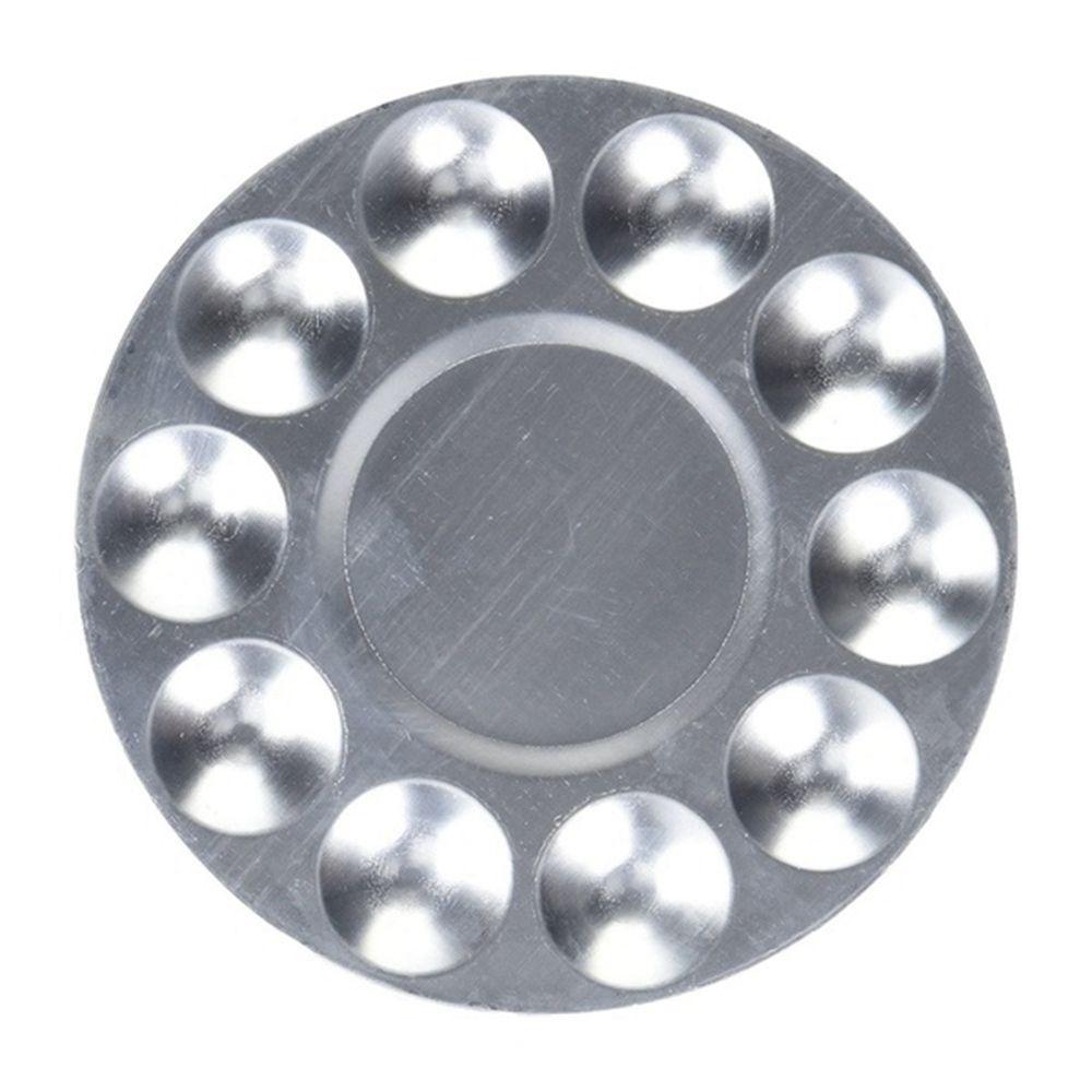 

Oil Art Craft Draw Mixing Tool Artist Paint Tray Palette Tray Painting Supplies серебряный