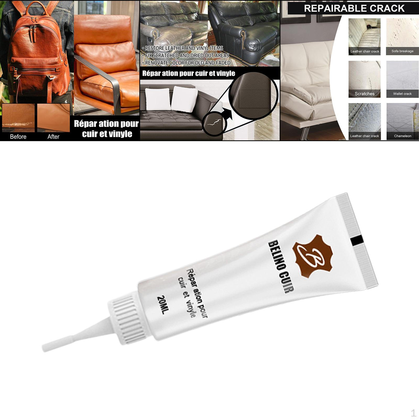 

Leather Recoloring Cream, Dye, Multipurpose Professional Color Restorer, for Jacket White